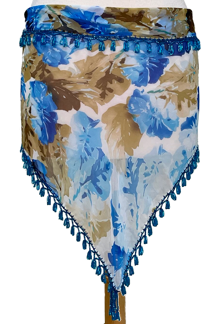 Hip scar with beaded trim