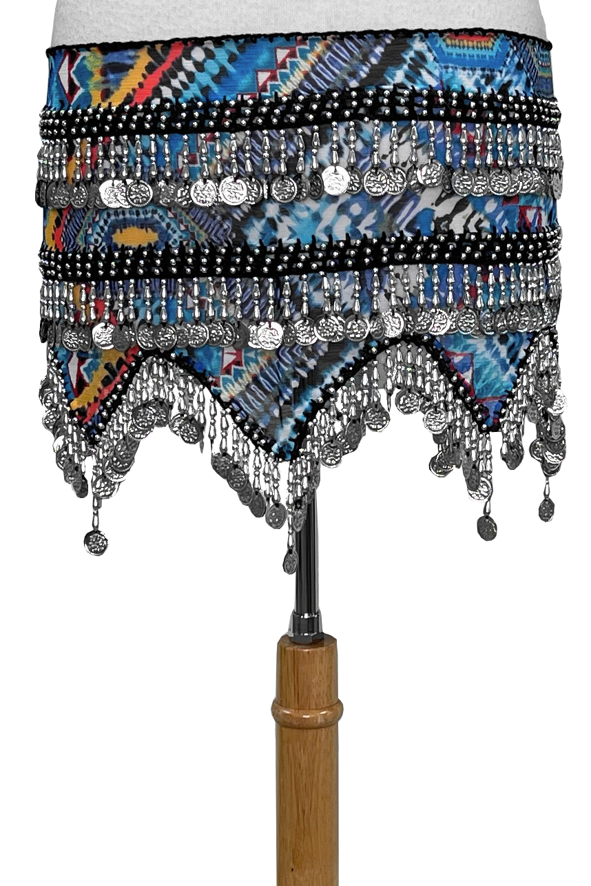 Noisy bellydance hip scarf