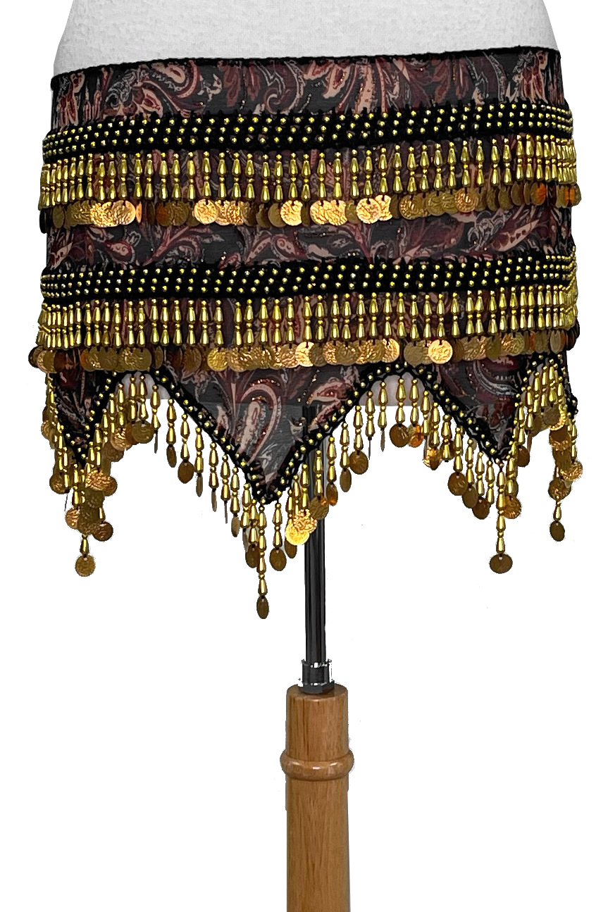 Bellydance hip scarf