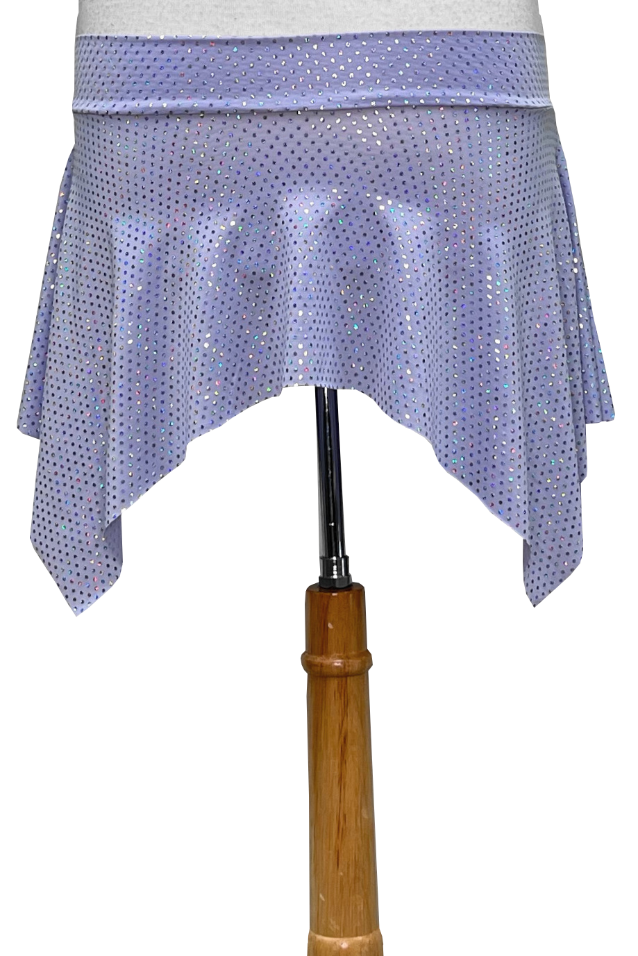 Holographic Lavender Flirt Skirt