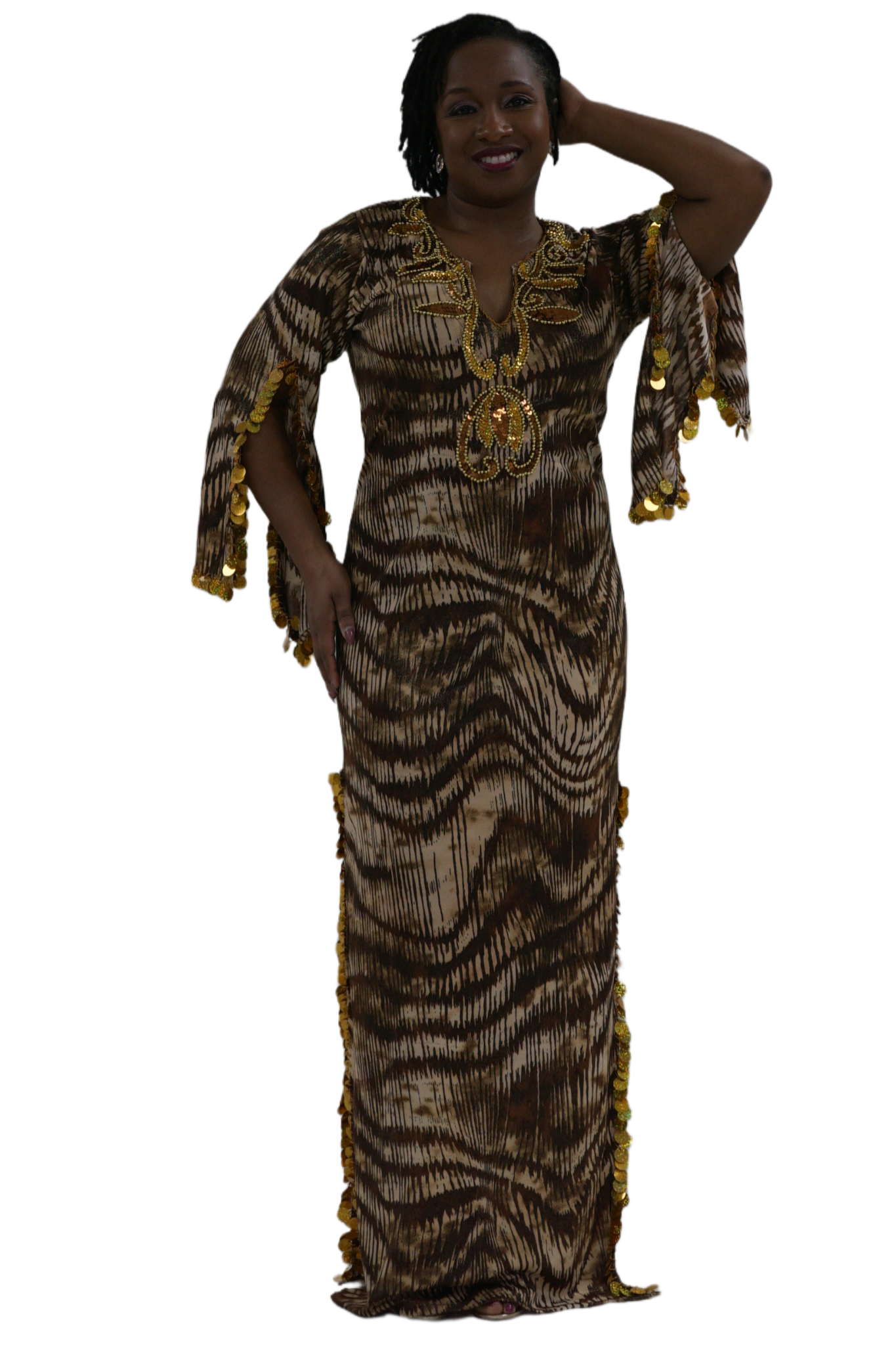 Folkloric belly dance costume