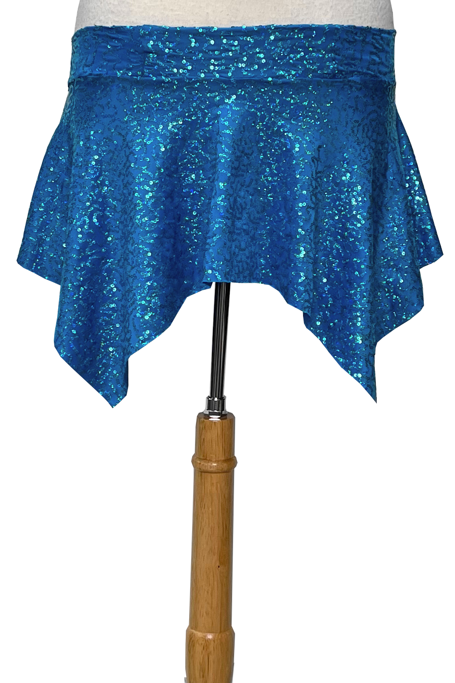 Turquoise athleisure skirt