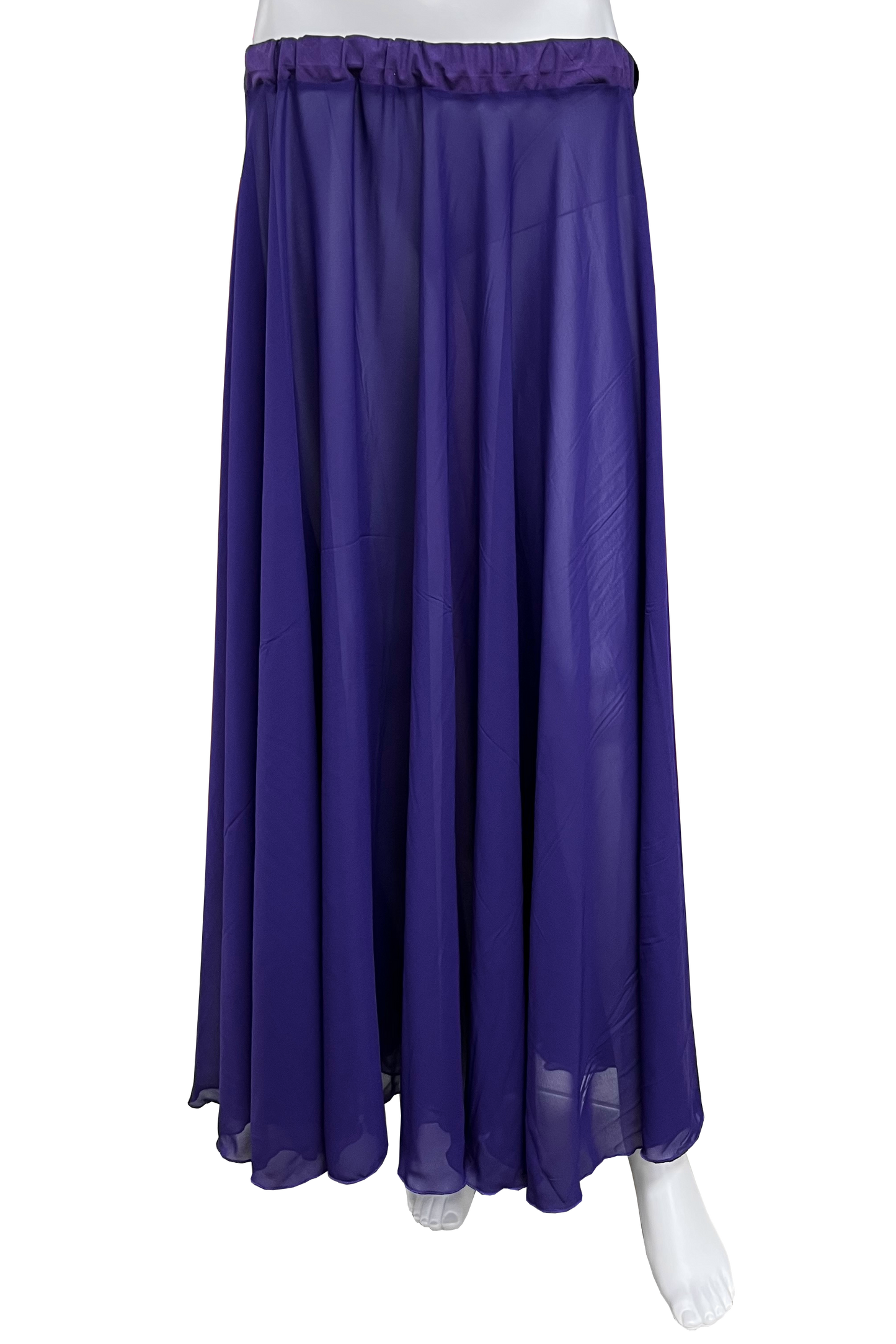 Sheer bellydance circle skirt