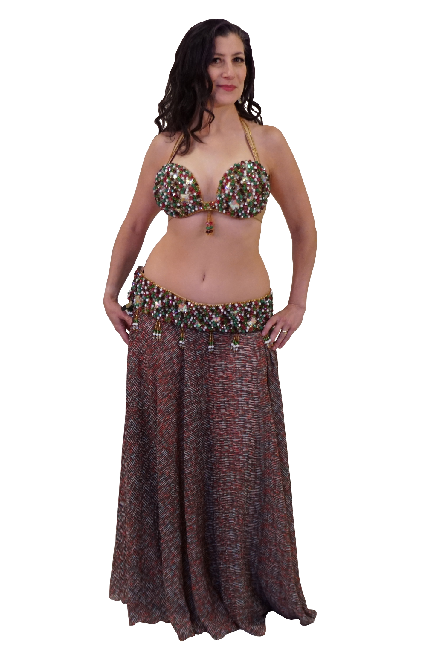 Sheer circle skirt