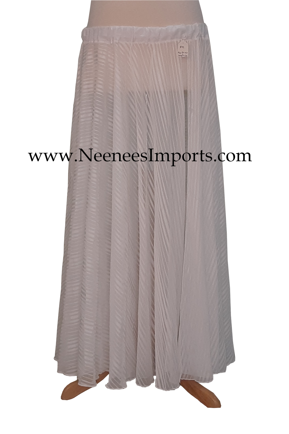 Striped bellydance skirt