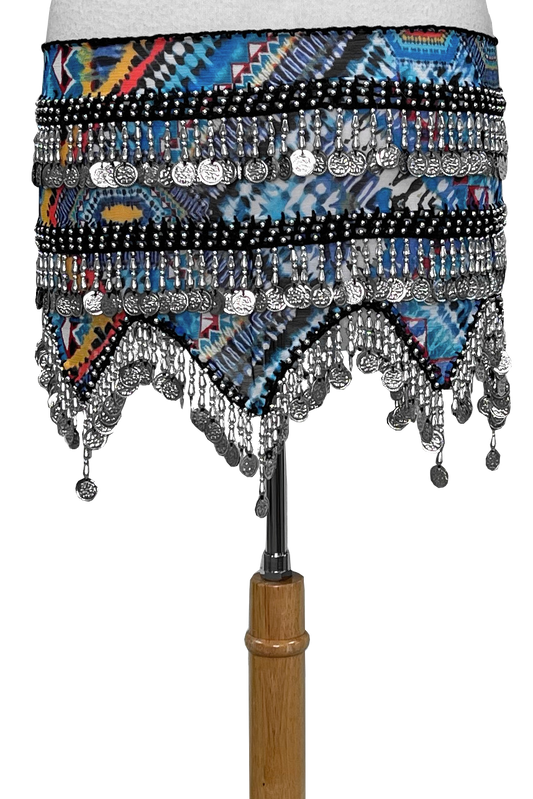 Noisy bellydance hip scarf