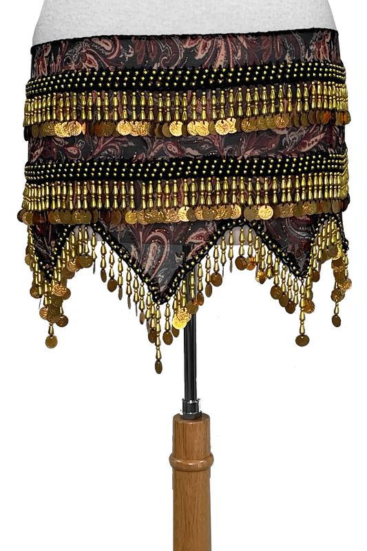 Bellydance hip scarf