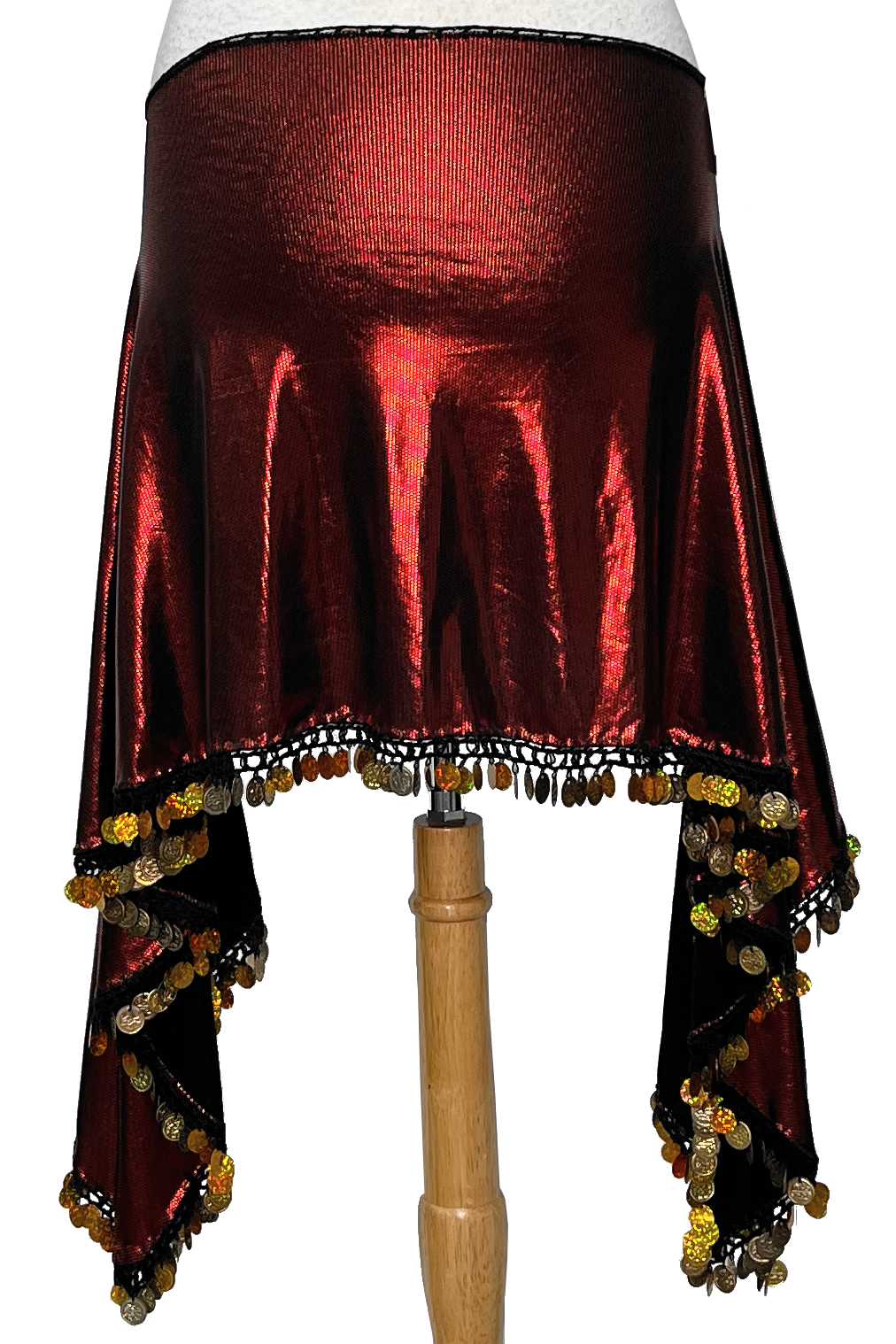 Stretchy bellydance hip scarf