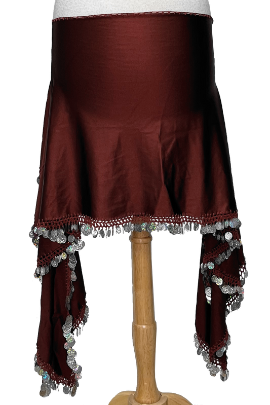 Stretchable hip scarf for bellydance