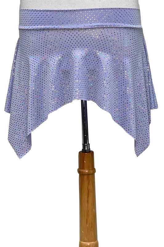 Holographic Lavender Flirt Skirt