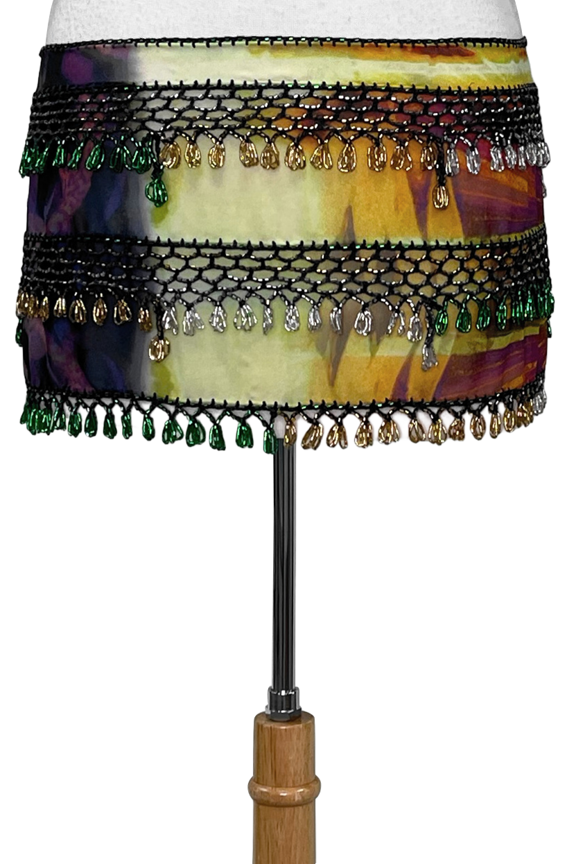 Multicolor hip scarf