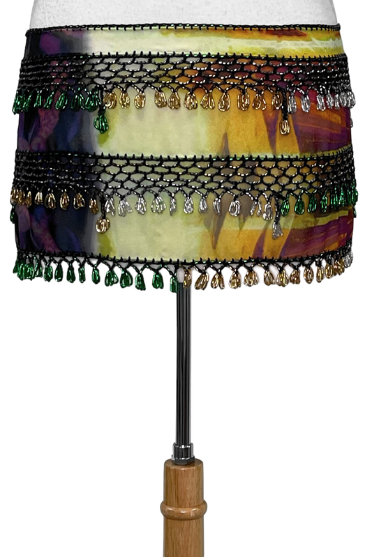 Multicolor hip scarf