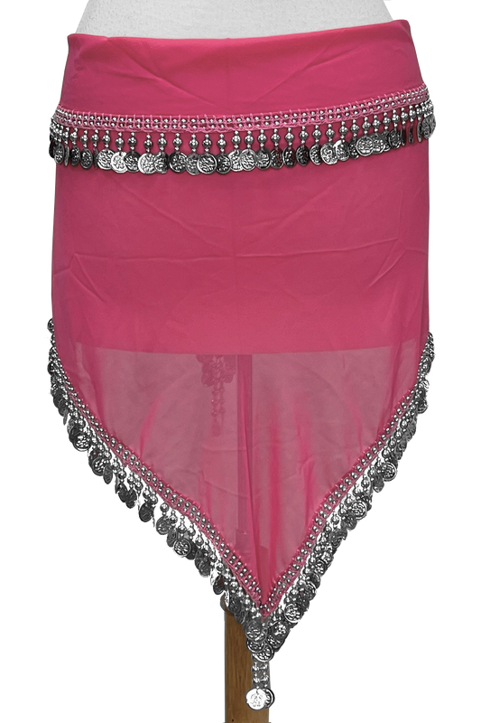 Solid chiffon hip scarf