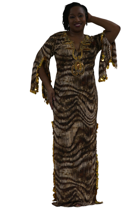 Folkloric belly dance costume