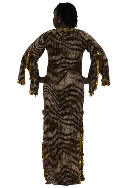 Lycra belly dance dress
