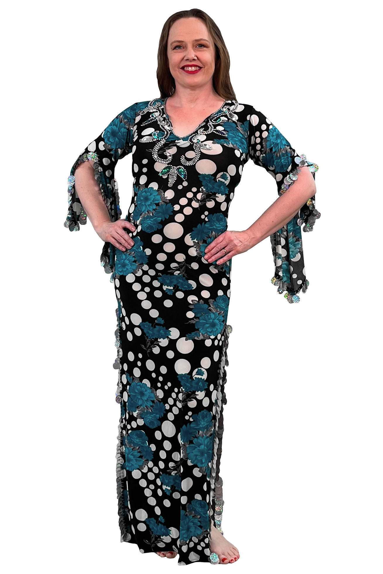 Lycra bellydance dress