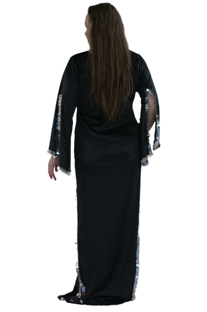 Black dress for folkloric Egyptian dance
