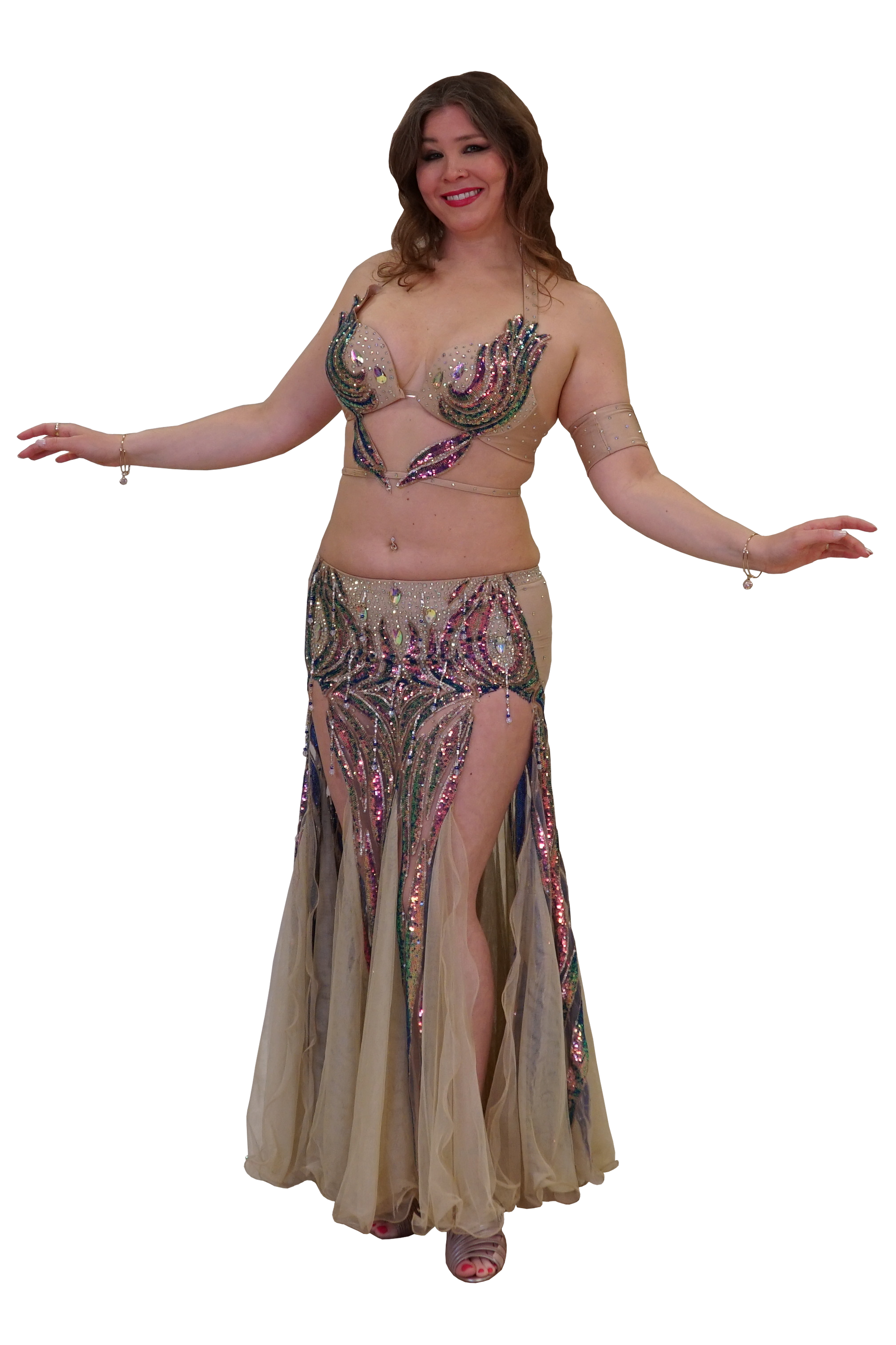 Cabaret belly dance costume