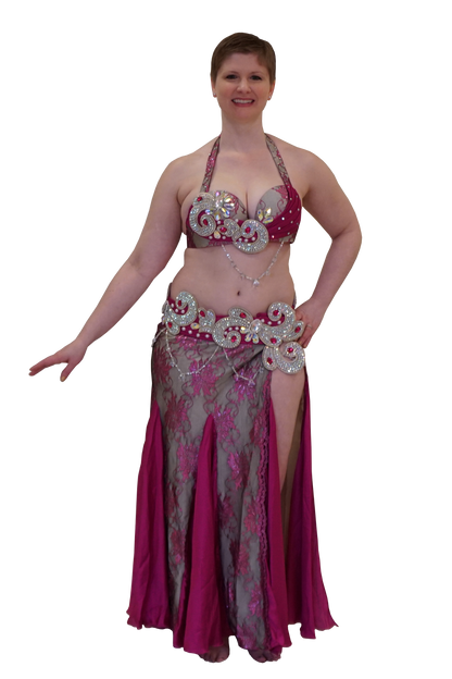 Egyptian belly dance costume