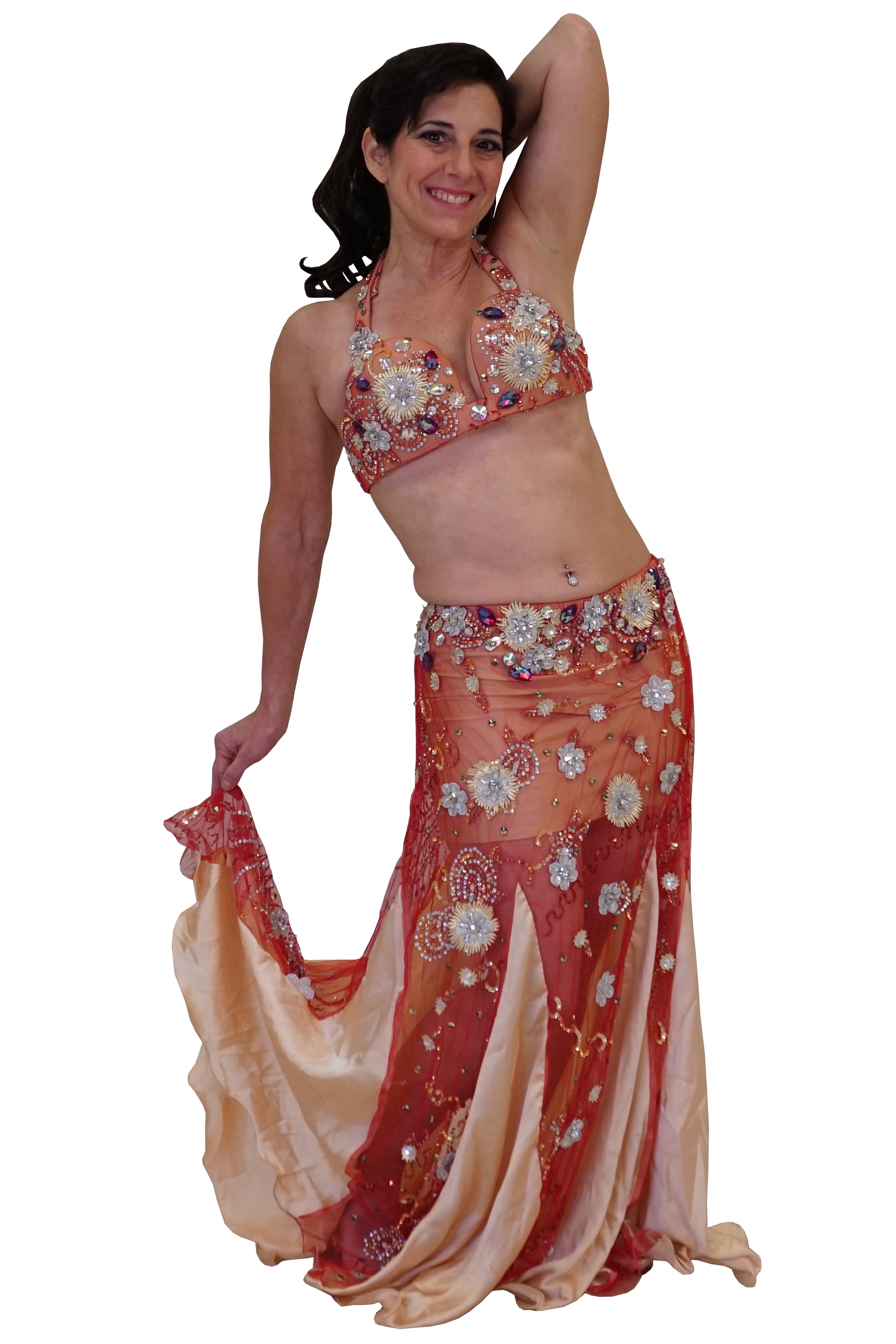 Egyptian belly dance costume