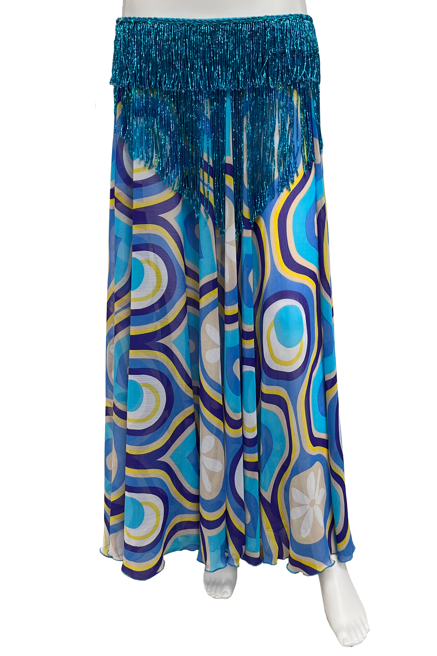 Geometric bellydance skirt