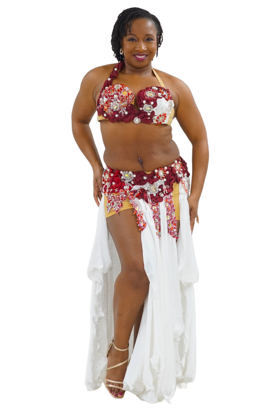 Costume for Egyptian Oriental bellydance