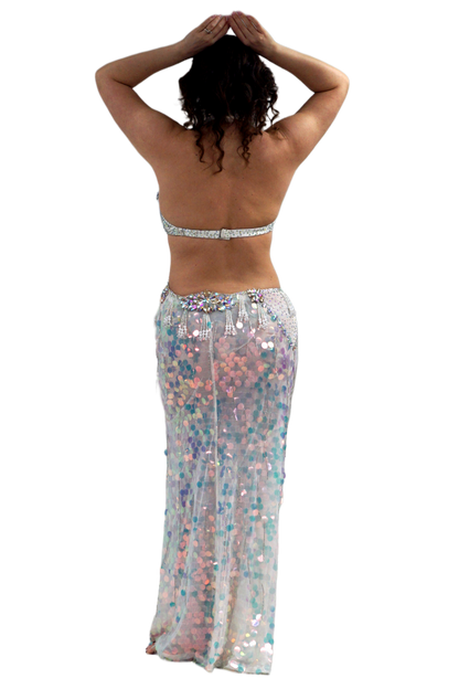 Sparkling sequin outfit for raks sharki