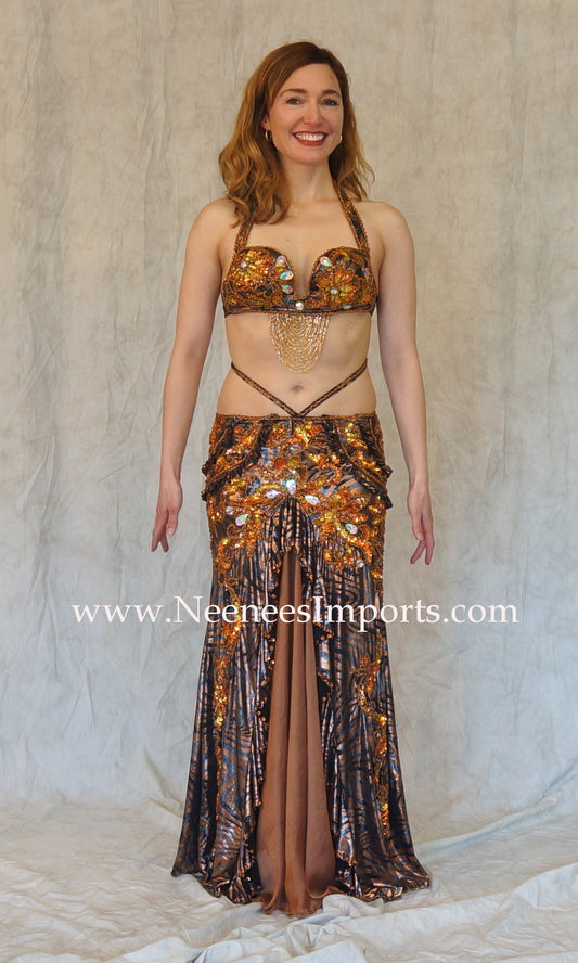 Cabaret belly dance costume